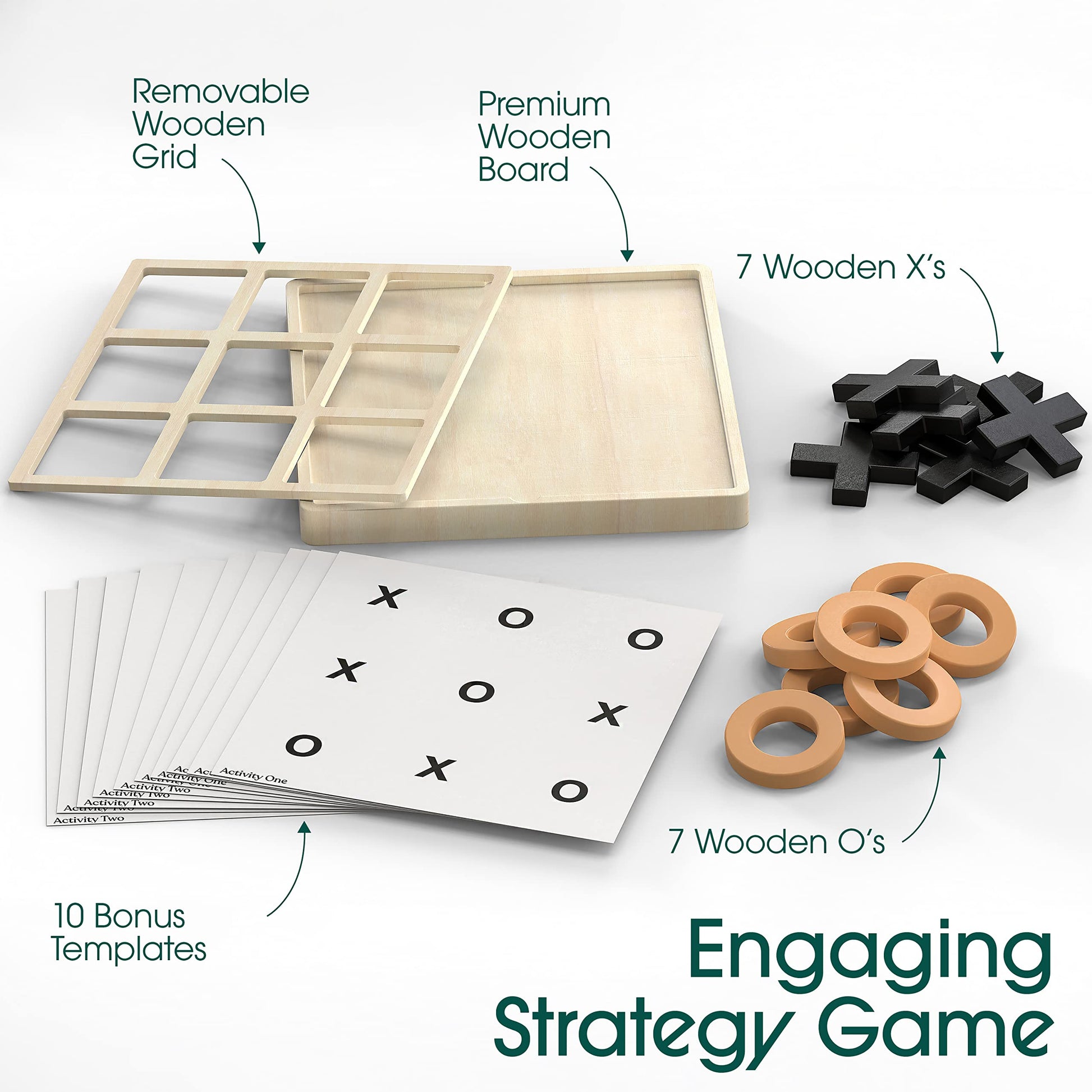 Keeping Busy Tic Tac Toe Dementia Activities for Seniors | Alzheimer Products for Elderly Patients | Fun Memory Game Toy & Cognitive Brain Puzzle