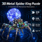 3D Metal Puzzle for Adults,Spider Puzzle Building Set?3D Metal Model Kit, Brain Teaser Puzzles DIY Assembling for Stress Relief - High end Men's Gift