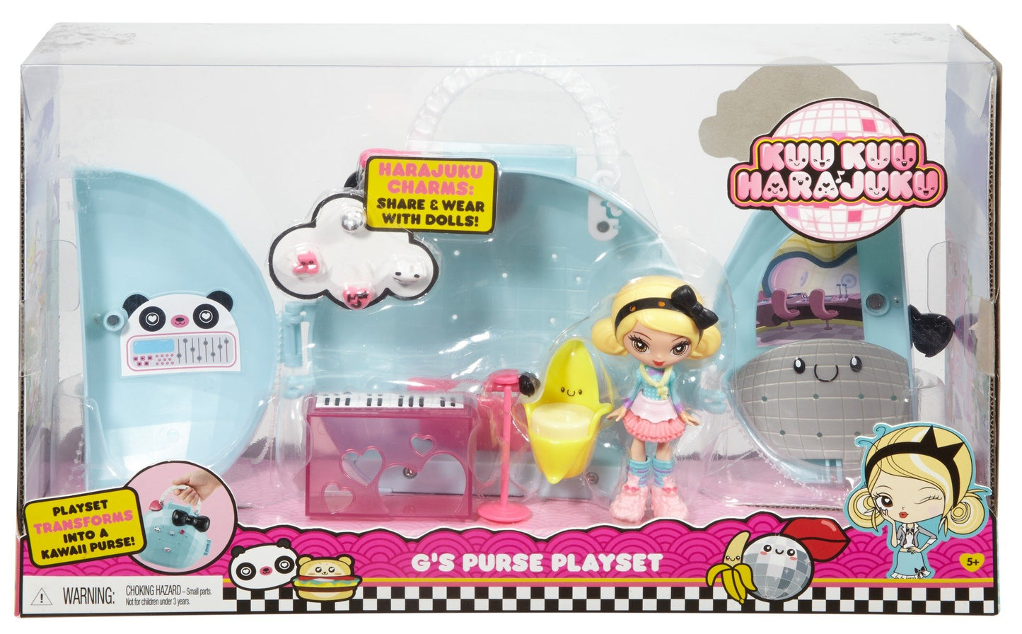 Mattel KuuKuu Harajuku G's Purse Playset