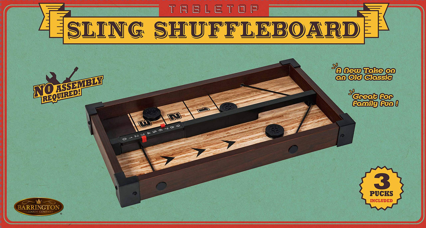 Medal Sports Corp Barrington 16 Tabletop Sling Shuffleboard Game Table