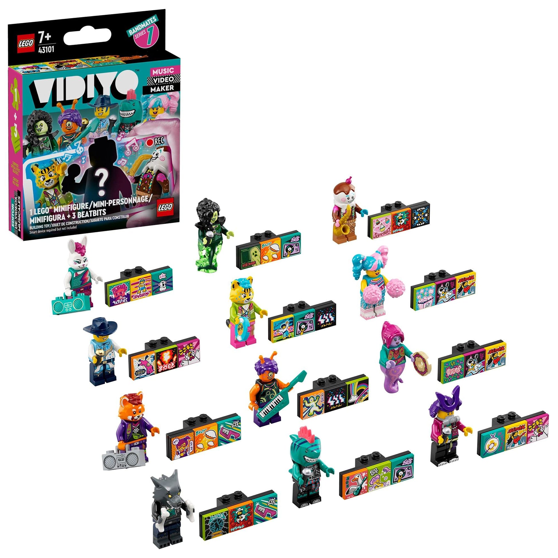 LEGO VIDIYO Bandmates 43101 Building Kit; Creative Boys and Girls Will Love Directing, Producing and Starring in Exciting Music Videos; A Fun Range of