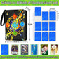 Card Binder for Cards, 9-Pocket Trading Card Binder with 50 Removable Sleeves Fits 900 Cards, Great Creative Design Card Collection Binder Album Gift