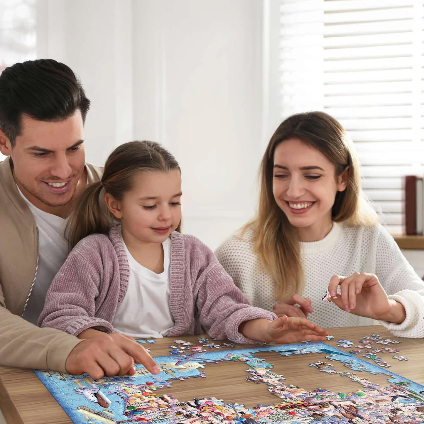 Boardwalk 500 Piece Jigsaw Puzzle 250th Anniversary 4th of July Patriotic Summer Premium Puzzles for Adults and Family 16"x20" - America the Beautiful