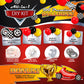 ALL-IN-1 Race Car Balloon Arch Kit & Garland with BONUS Trophy Foil Balloon - Red Black and Yellow Balloons for Race Car Birthday Party Supplies & Boy