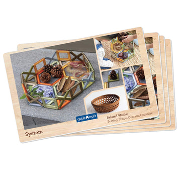 Guidecraft PowerClix Frames Natural - 74 Piece Set: Magnetic Construction Building Kit for Creative Open-Ended Play, STEM Learning & Educational Toys