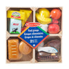 Melissa & Doug Food Groups, 21-Piece Wooden Toys Set of Pretend Play Food & Kids Play Kitchen Accessories, Preschool Toys for Girls & Boys Ages 3+