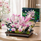 GXJTYYBS Orchid Praying Mantis Flowers Bonsai Building Set, MOC Insects Nature Inspired STEM Kit for Adults, Stunning Desk Decor for Home/Office,