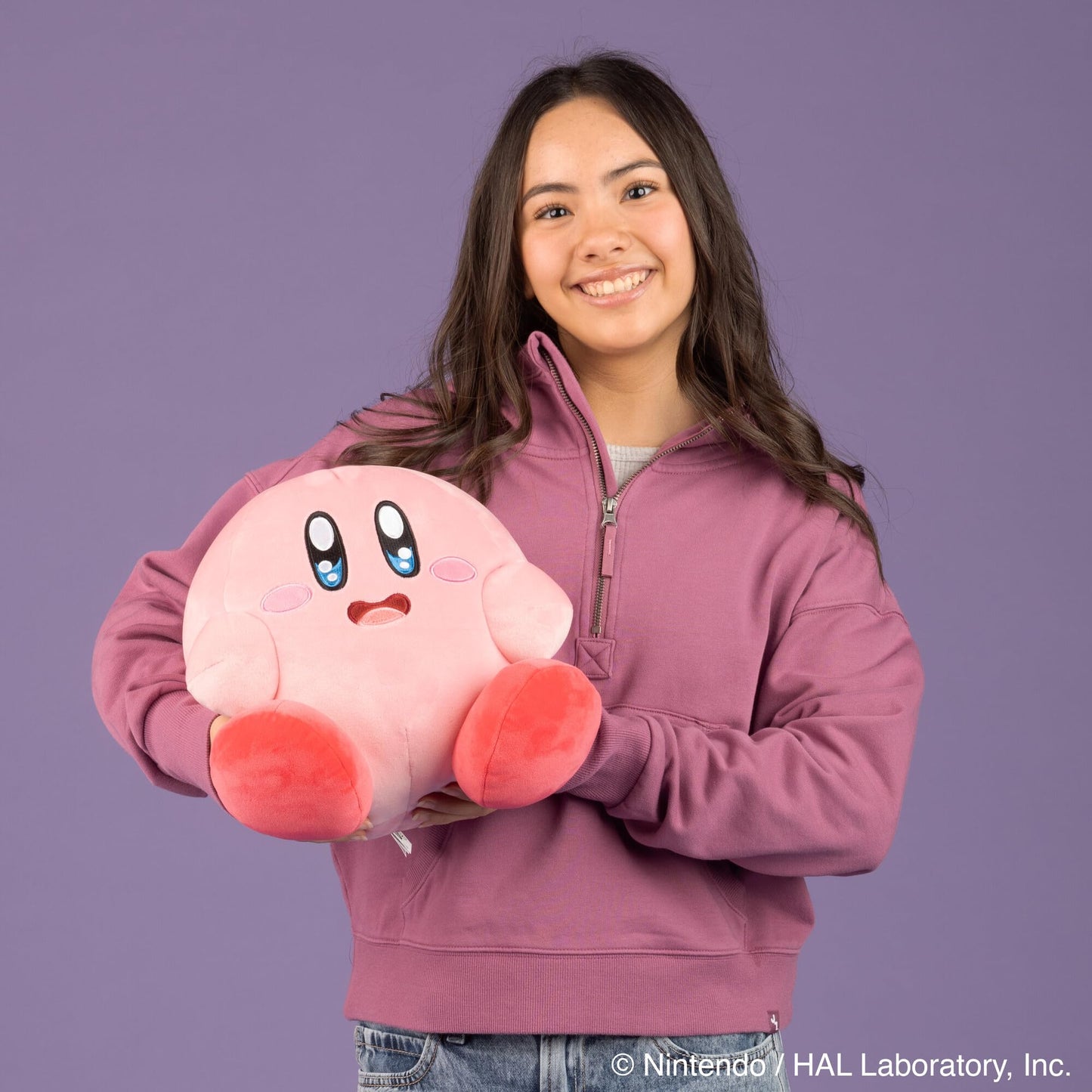 Club Mocchi-Mocchi- Kirby Dream Buffet Plush - 15-Inch Super Soft Squishy Kirby Plushie - Officially Licensed Collectible - Gamer Gifts and Gaming