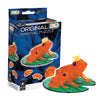Orange Frog Crystal 3D Puzzle, 43-Pc Brain Teaser, Ages 12+