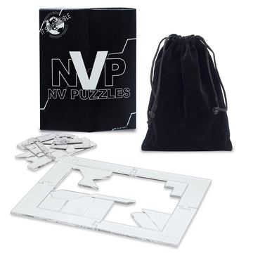 Brain Teaser Puzzles for Adults -by NVP Puzzles- The Most Difficult Clear Puzzle Level 10 You Will Attempt. Great for Hours of Family Fun, Hard