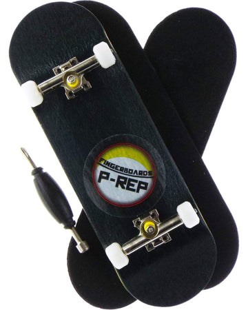 P-REP Starter Complete Wooden Fingerboard 30mm - Black