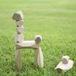 Guidecraft Wood Stackers - Standing Stones: 20 Natural Building Blocks Set for Kids, Educational Learning Toy