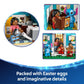 LEGO Disney Lilo and Stitch Beach House Toy - Building Playset for Kids, Girls and Boys, Ages 9+ - Includes 5 Minifigures - Disney Gift Idea for Fans