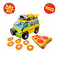 Teenage Mutant Ninja Turtles Toy, Pizza Blaster RC Vehicle with 6 Foam Pizza Launchers, TMNT Remote Control Toy for Kids, Mutant Mayhem, Ages 5+
