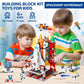 EXCOUP Space Exploration Shuttle Toys, 12-in-1 STEM Aerospace Building Kit Toy, Rocket Building Kit Toy with Launcher, Astronauts, Airplane Rocket