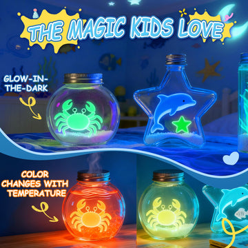 Magic Water Elf Toy Kit - Magic Gel Water Pets, Crafts For Kids Ages 3+