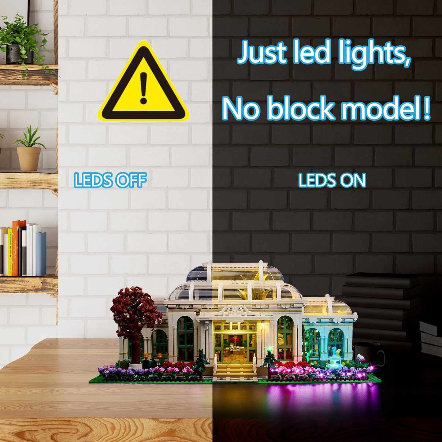BrickSoul LED Light Kit for Lego 21353 Botanical Garden Building Set, Botanical Garden Light-Up Kit, Does Not Include Building Brick Set (Classic