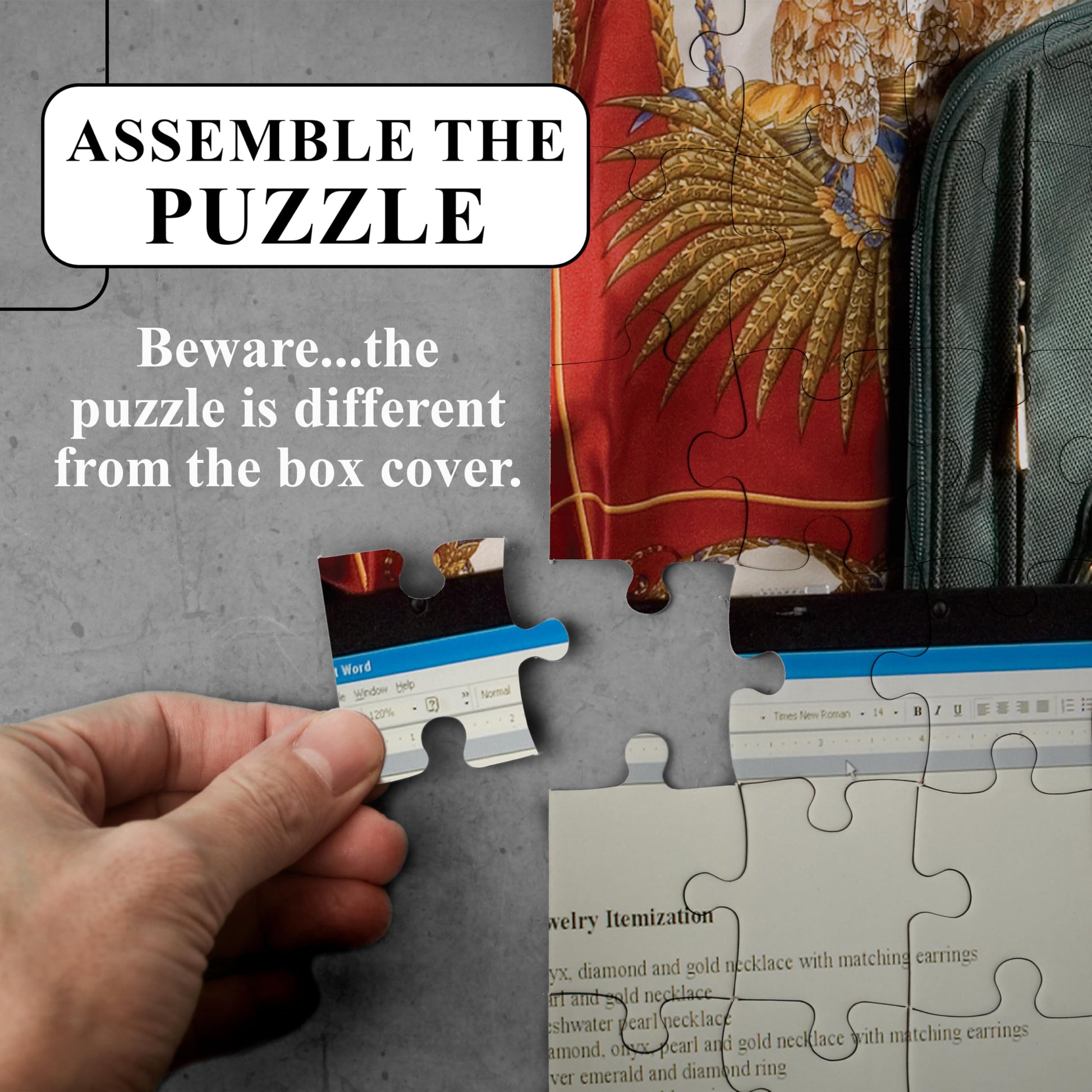 BePuzzled, Unravel the Mystery, Grounds for Murder, Classic Mystery Jigsaw Puzzle, 1000 Pieces