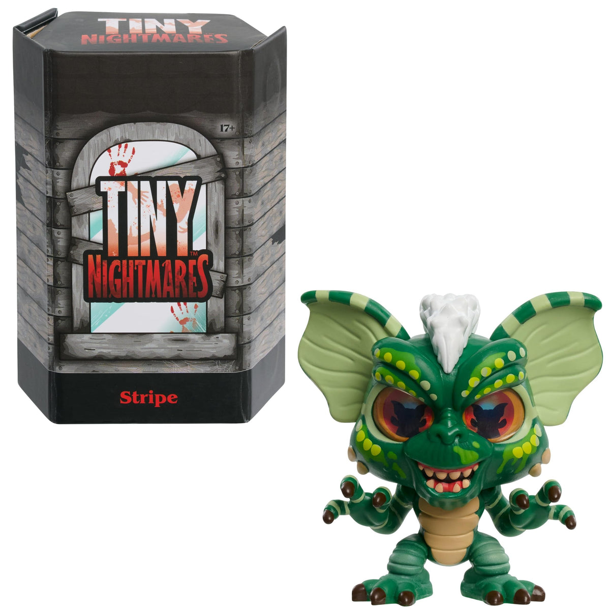 Just Play Tiny Nightmares Black Light Edition Collectible Figure - Stripe