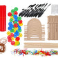 Rubber Band Propeller Car Kit, 10-Pack - STEM Engineering Project, Ages 8+