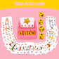 Fenikso Matching Letter Game, Alphabet Spelling & Reading Words, Objects & Color Recognition, Early Learning Educational Toy for Preschooler