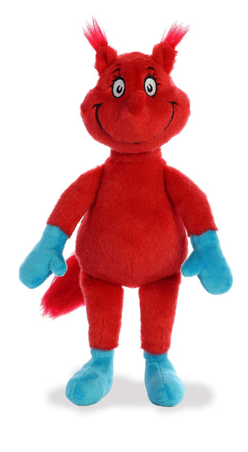 Aurora® Whimsical Dr. Seuss™ Fox in Socks Stuffed Animal - Officially Licensed Plush for Imaginative Play - Perfect for Kids and Adults - Red 12