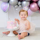 YOUAME Baby Girl First Birthday Decorations - Pastel Rainbow 1st Birthday Crown?Space Theme Cake Smash Party Hat,Pastel Rainbow Glitter Mini Party