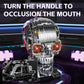 CSNRHG Mechanical Skull Building Block Set 1099+ Pieces 3D Poseable Model with Mandibular Teeth Bite Drive for STEM Toys for Kids & Adults Perfect