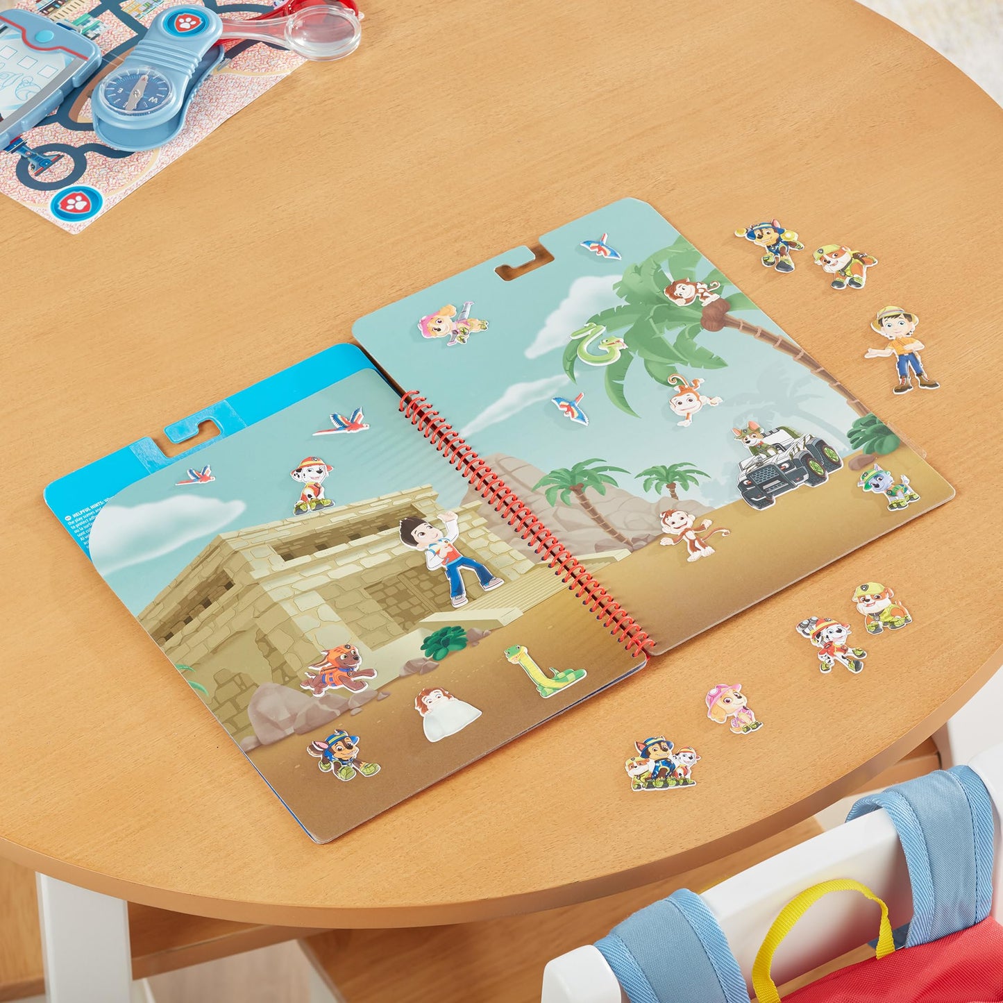 Melissa & Doug PAW Patrol Reusable Puffy Stickers Jungle | Activity Pad | Sticker Book | 3+ | Gift for Boy or Girl