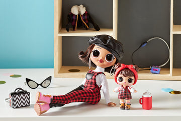 L.O.L. Surprise! OMG Winter Chill Camp Cutie Fashion Doll & Sister Babe in the Woods Doll with 25 Surprises to Unbox - Clothes & Accessories with