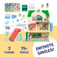 Bluey and Bingo Supermarket Playset, Escalator & Sounds, 15 Pieces