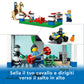 LEGO City Police Training Academy 60372, Station Playset with Obstacle Course, Horse Figure, Quad Bike Toy and 6 Officer Minifigures, for Kids Ages 6