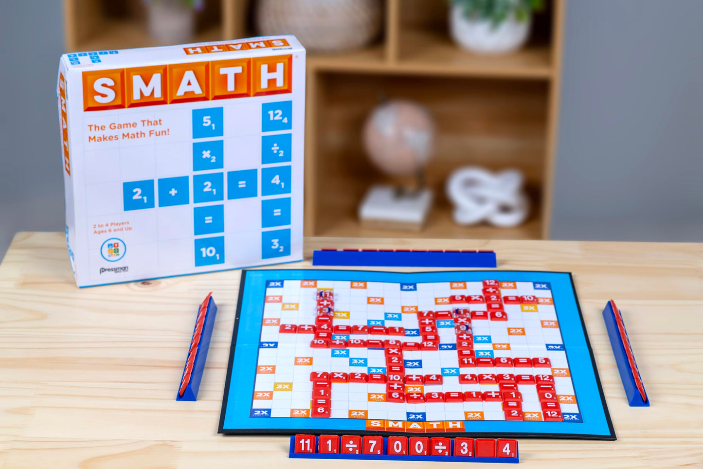 Pressman SMATH - The Game That Makes Math Fun! Multicolor, 5"