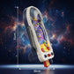 OLEOCA Tabletop Pinball Machine - Space Board Game with Obstacles, Pull-Rod Launcher, Two-Hand Controls, Ball Storage Tray, 1-2 Player Arcade Games