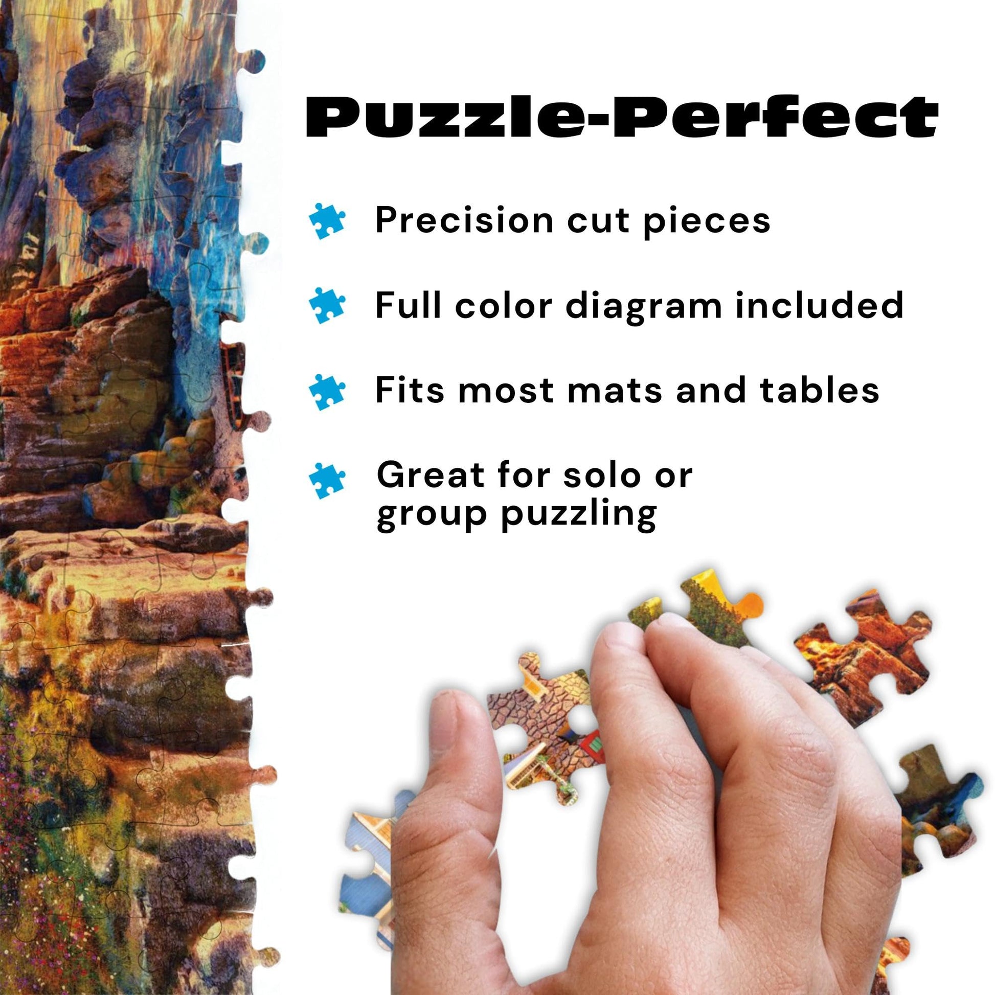 Buffalo Games - Rocky Cliff Lighthouse - 300 Large Piece Puzzle for Adults