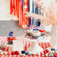 72pcs 4th of July Cupcake Toppers, Patriotic Toothpicks Decorations for 4th of July Independence Day Party Supplies Favor Cake Topper