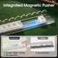 GUYGAD Luxury Mahjong Racks with Pushers Set of 4 - Premium 17.3" Clear Acrylic Holders, Built-in Magnetic Pusher, No Assembly, American Mahjong