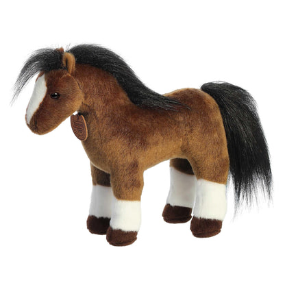 Aurora® Exquisite Breyer® Welsh Pony Stuffed Animal - Realistic Detailing - Imaginative Play - Brown 11 Inches