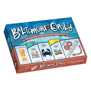 Late for The Sky Baltimore-Opoly City Board Game - Family Strategy Game with Baltimore Landmarks, Ages 8+, 2-6 Players, Local Trivia, Collect