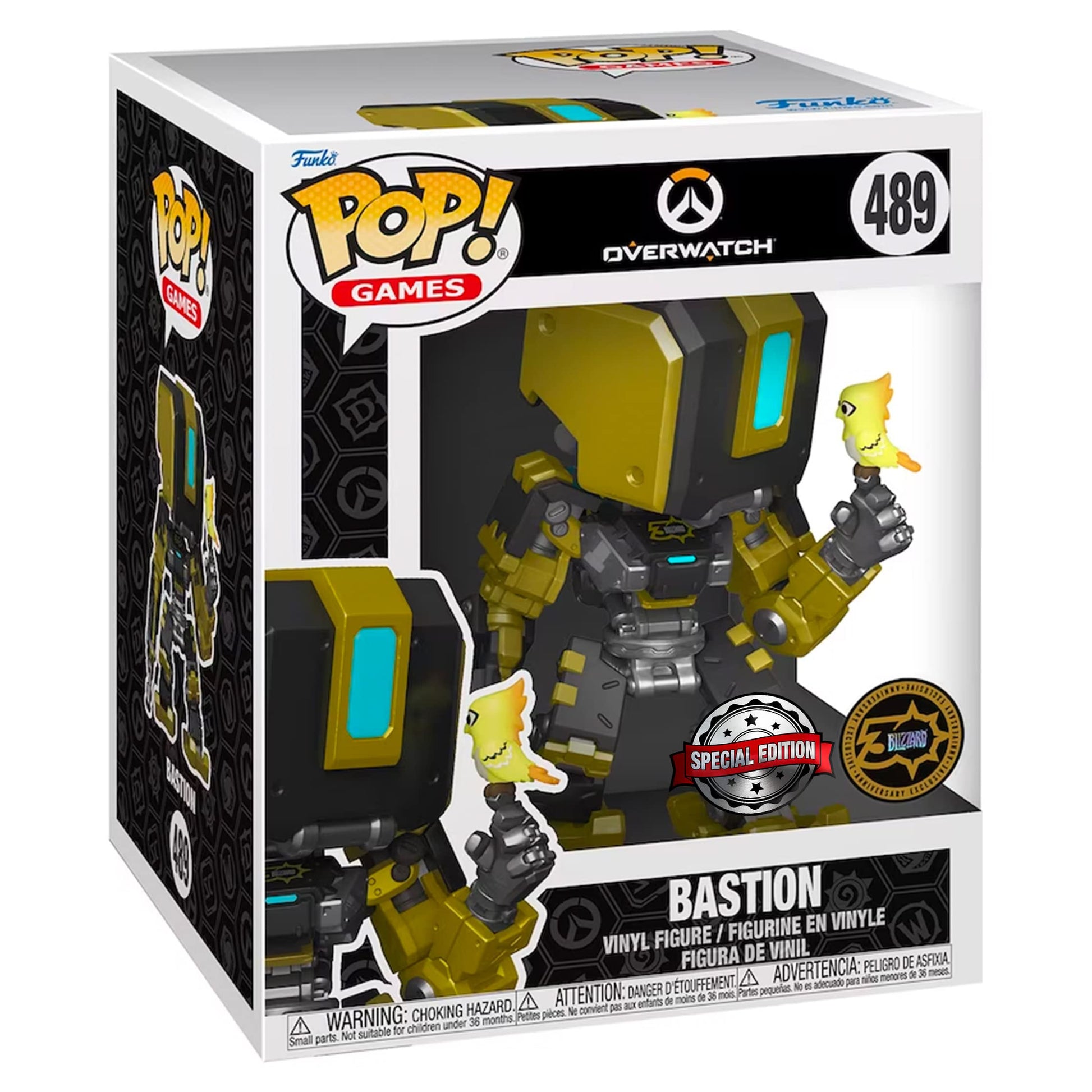 Funko Pop! Super: Blizzard 30th Anniversary Overwatch Bastion #489 - Exclusive Collectible Vinyl Figure