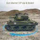 fisca Remote Control Tank, 2.4Ghz 15 Channel 1/20 Sherman M4A3 Main Battle RC Tank that Shoot BBS Airsoft for Kids Age 10 11 12-16 Year Old