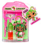 Yummiland x Holiday Lip Gloss Doll - Halle Candy Cane Includes DIY Lip Gloss + Keychain, Cosmetic Play, Seasonal Holiday Collectible, Gift, Ages 4+