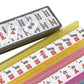 HNDTEK American Mahjong Set 166 Tiles, 4 Colors All-in-One Rack/Pushers, Red Soft Bag and Accessories -Classic Full Size Complete Mahjong Set.
