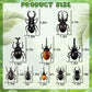 Bbiamsleep 10 Pcs Beetle Figurine Plastic Beetles Models Plastic Bugs Garden Animal Cake Topper