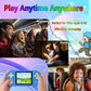 CCTU Handheld Games for Kids Preloaded 218 Retro Video Games, Portable Gaming System with 3.0" Screen Rechargeable Battery, Mini Travel Electronic Toy