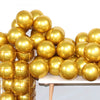 COLORFUL ELVES 12 Inch 100 Pcs Latex Metallic Chrome Balloons Helium Shiny Thicken Balloons Party Decoration (Gold)