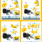 PowerTRC Take-A-Part Construction Truck with 4 Different Forms Dump Truck Crane Cement Mixer Excavator