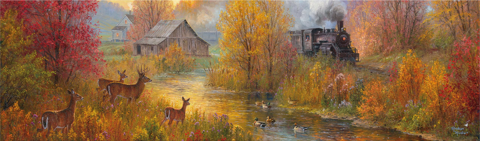Buffalo Games - Southern Rails - 750 Piece Fall Jigsaw Puzzle for Adults