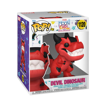 Funko Pop Super: Marvel's Moon Girl and Devil Dinosaur - Devil Dinosaur - Collectable Vinyl Figure - Gift Idea - Official Merchandise - Toys for Kids