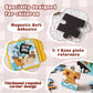 Magnetic Puzzles for Toddlers 3-5 Years, 3 in 1 Vehicle & Adventure Toys with 9/16/25 PCS, Travel Activity for Boys and Girls, Preschool Puzzle Game